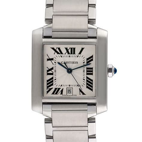 vintage cartier tank francaise watch|pre owned cartier tank francaise.